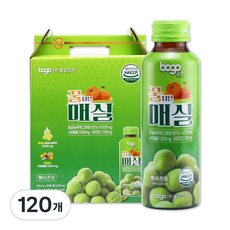 보고 꿀담은 매실 음료 데일리 상쾌 케어 선물용, 120ml, 120개