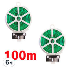 원예 식물 나무 매듭 바인딩 와이어, 6개