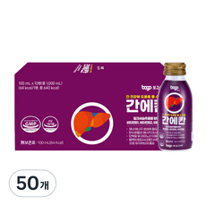 보고 간에칸 밀크씨슬 액상 비타민B 간건강 음료, 100ml, 50개