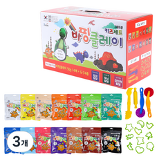 대한산업 바핑클레이 키즈세트 도구포함, 14색, 3개