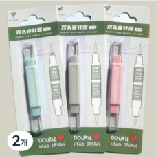 간단한 바늘꿰기 2 in, 2개, 블루
