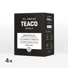 뉴올티 디카페인 대체커피차 티코 No.9 티백차, 4개, 10개입, 2.5g