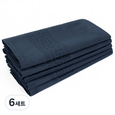 바리스타 바 타월 5장 묶음 세트 (5color) 카페 업소용 다용도 린넨타월 행주, 6세트, 네이비-5장