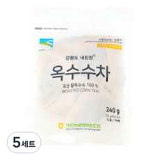 기린농협 내린천 국산 옥수수차 간편티백, 5세트, 20개입, 12g