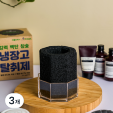 차콜프레시 국내산 백탄참숯 탈취제 가습제 수경재배, 400g, 3개