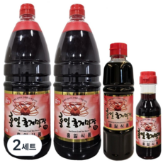 ((추천))홍게맛장1.8리터/홍게간장/천연조미료, 4.3L, 2세트