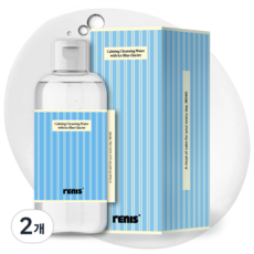 래니스 아이스 블루 빙하수 저자극 대용량 클렌징 워터, 2개, 500ml