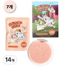 이루앙 고양이 습식사료 파우치 간식 면역력, 14개, 70g, 닭