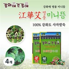 강화애건강애 명품미니뜸(180p) 붙이는쑥뜸 약쑥뜸, 4개