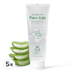 누아벨린 산뜻 진정 알로에 수딩젤 250ml 누아벨린 청정 제주 알로에 수딩젤 /피부진정/산뜻하고 매끄러운 사용감/가볍고 투명한 젤 제형, 5개