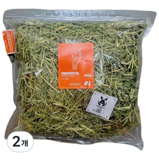 [라비토] 티모시 1번초 살살녹는 소프트함! / 기호성 좋은 부드러운 건초 500g 미국산 / 토끼 친칠라 기니피그, 2개