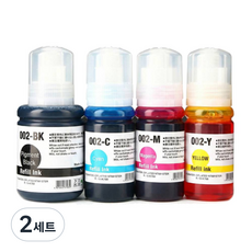 삼성 무한잉크 호환 SL-T1670W SL-T1680W SL-T2270FW SL-T2170W SL-J1560W, 2세트, 검정 파랑 빨강 노랑 묶음