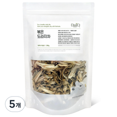 더하다 볶은 국산 도라지차, 200g, 1개입, 5개