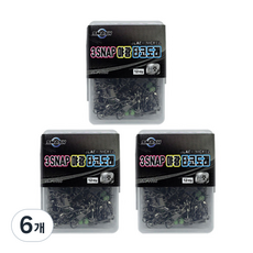 SMASH 문어낚시 3스냅 야광 타코도래 벌크형 SM-TT 3팩, 6개