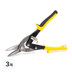 ZIO-BIZ 항공 함석 가위 / 다목적가위 함석 가위 철판가위 항공가위 스텐가위 전공가위 철판재단 철가위 수공구 철 알루미늄 스텐 구리 절단가위, 3개, 함석가위