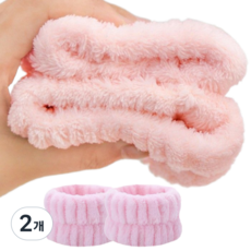 킴씨따 물샘 제로 세안 손목밴드, 2개, 핑크