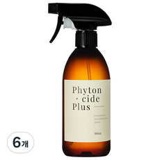 피톤치드플러스 편백수 천연 피톤치드 원액 스프레이, 6개, 500ml