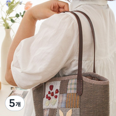 바이핸즈 내추럴 민무늬 통가죽 숄더용 가방손잡이 58cm 2종, 통가죽핸들-브라운, 5개