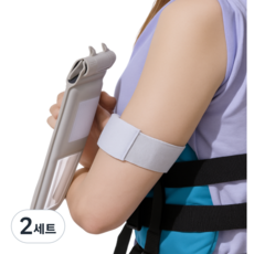 커넥티아 흠뻑쇼 워터파크 착붙 4중 잠금 핸드폰 스마트폰 방수팩 + 부착밴드, 2세트, 화이트