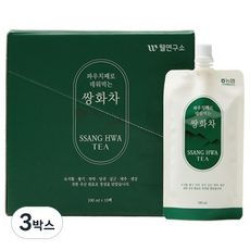 웰연구소 파우치째로 데워먹는 쌍화차, 10개입, 100ml, 3박스