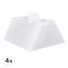 호토 HOTO 글루건용 7mm 글루건심 63 pcs 핫멜트 글루스틱 소 500g, 4개