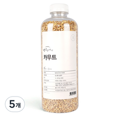 방앗간아이 카무트 국산 1L 잡곡 용기 소포장, 5개