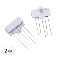 미란다 액자걸이 벽지핀 일자형 10p, 2세트, 화이트