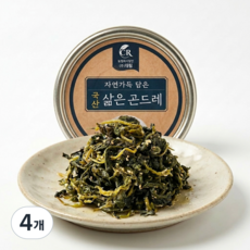 열무상회 삶은 곤드레 국산 캔나물 비빔밥 반찬, 4개, 120g