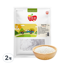 맛뜨락 국산찹쌀 100% 찹쌀가루 국내산, 2개, 1kg