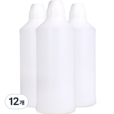 뾰족 시럽 플라스틱 공병 오일 소분병, 1000ml, 12개