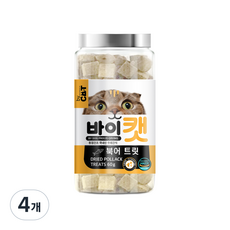 베이펫 건강동결 고양이 트릿, 4개, 60g, 북어