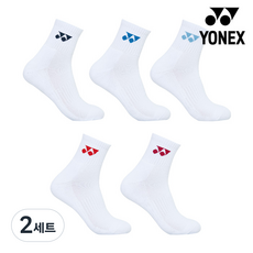 요넥스 양말 249SN002M 남성용 장목 5켤레 배드민턴 오남스포츠, 2세트