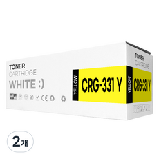CRG-331 호환토너 MF628CWZ MF624CW MF8240CW LBP7110CW MF8284CW MF628CW 카트리지, 2개, CRG-331Y 노랑