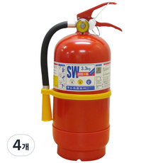 [삼우산기] SW 3.3kg(일) 올국산 ABC급 분말 소화기 FILK인증, 4개