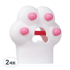 심통 단품 글러브치발기 2세대 동물시리즈 보관케이스포함, 치발기본품+단품케이스, 토끼발바닥, 2세트