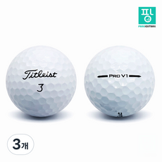 [팡로스트볼] 타이틀리스트 prov1 골프 로스트볼 특A급, 화이트, 3개, 20개입