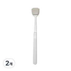 깐깐한생활 유해물질불검출 백태 입냄새 제거 혀클리너 화이트, 2개, 15g