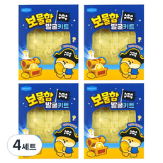 보물함 발굴 키트 4개세트 채굴 키트 랜덤뽑기 학습 완구 단체선물, 4세트