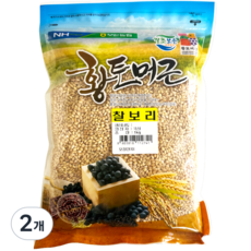 보은농협 국산 찰보리쌀, 2개, 1kg