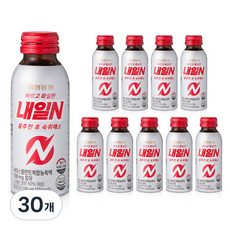 유한양행 내일엔 내일N 숙취해소제 한박스, 30개, 100ml