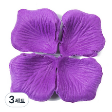 부직포 장미300 꽃잎 조화 플라워샤워 프로포즈 웨딩 장식 소품, 3세트, 24-퍼플300장