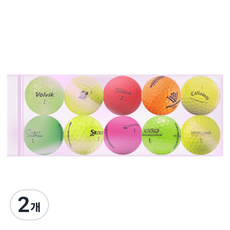 굿샷골프 특a+급 골프공 로스트볼, 2개, 10개입, 컬러 2개, 10개입, 컬러