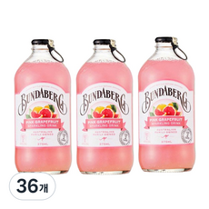 분다버그 핑크 그레이프푸르트 탄산음료, 375ml, 36개