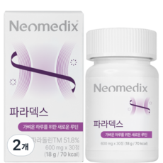 [공식판매처] 네오메딕스 파라덱스 파라돌린 파라다이스 그레인 알파CD, 2개, 30정