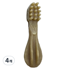 (BEST) 햄스터 이갈이 덴탈츄 칫솔 이갈이 간식 XS 그린, 4개