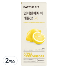 잇더핏 애사비 레몬맛 14포, 2박스, 210g