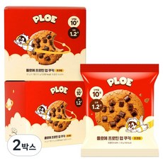 [당 1g대] 플로에 프로틴업 단백질 쿠키 초코칩, 2박스, 315g