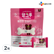 CJ 얌그루 뼈튼튼칼슘K2, 2개, 60정