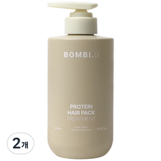 봄비유 판테놀 LPP 단백질 트리트먼트 미용실 극손상모 두피케어 헤어팩, 2개, 500ml