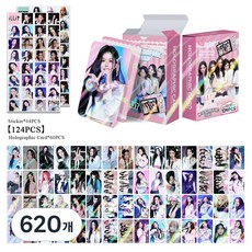 아일릿 ILLIT 홀로그램 포카 124장 홀로그램 포카 60장 스티커 64장 도무송 다꾸 선물용, 620개, PERFORMANCE(퍼포먼스)